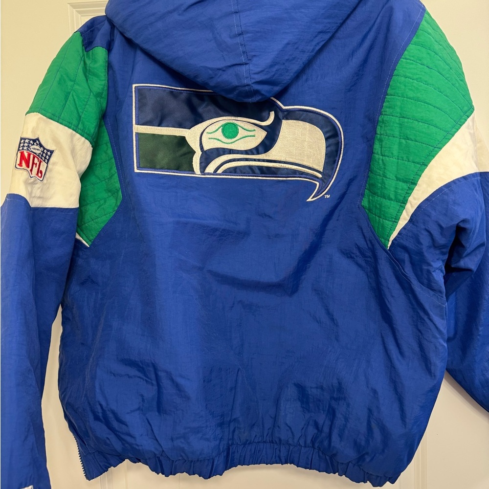 Blue and Green seahawks NFL Jacket